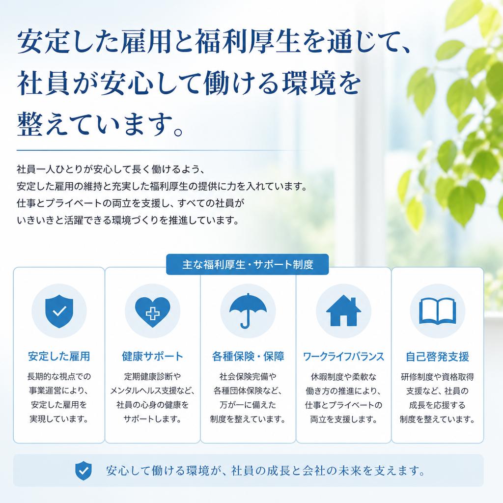 安心の正社員制度
