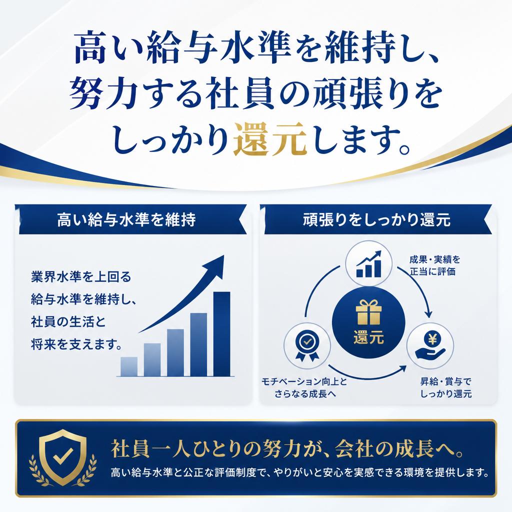 高給与水準での働き方