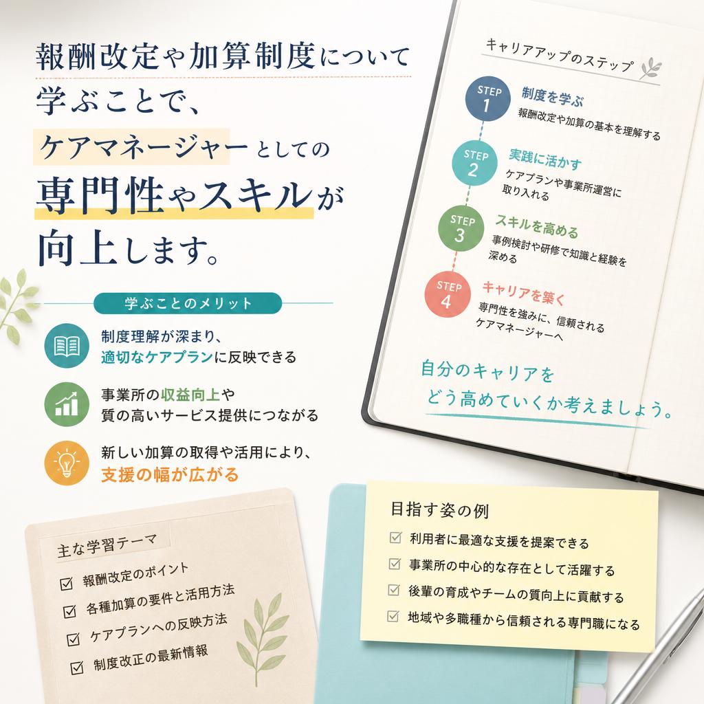 ケアマネージャーとしての成長