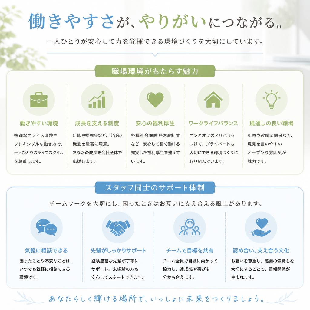 4. 働きやすい職場環境の重要性