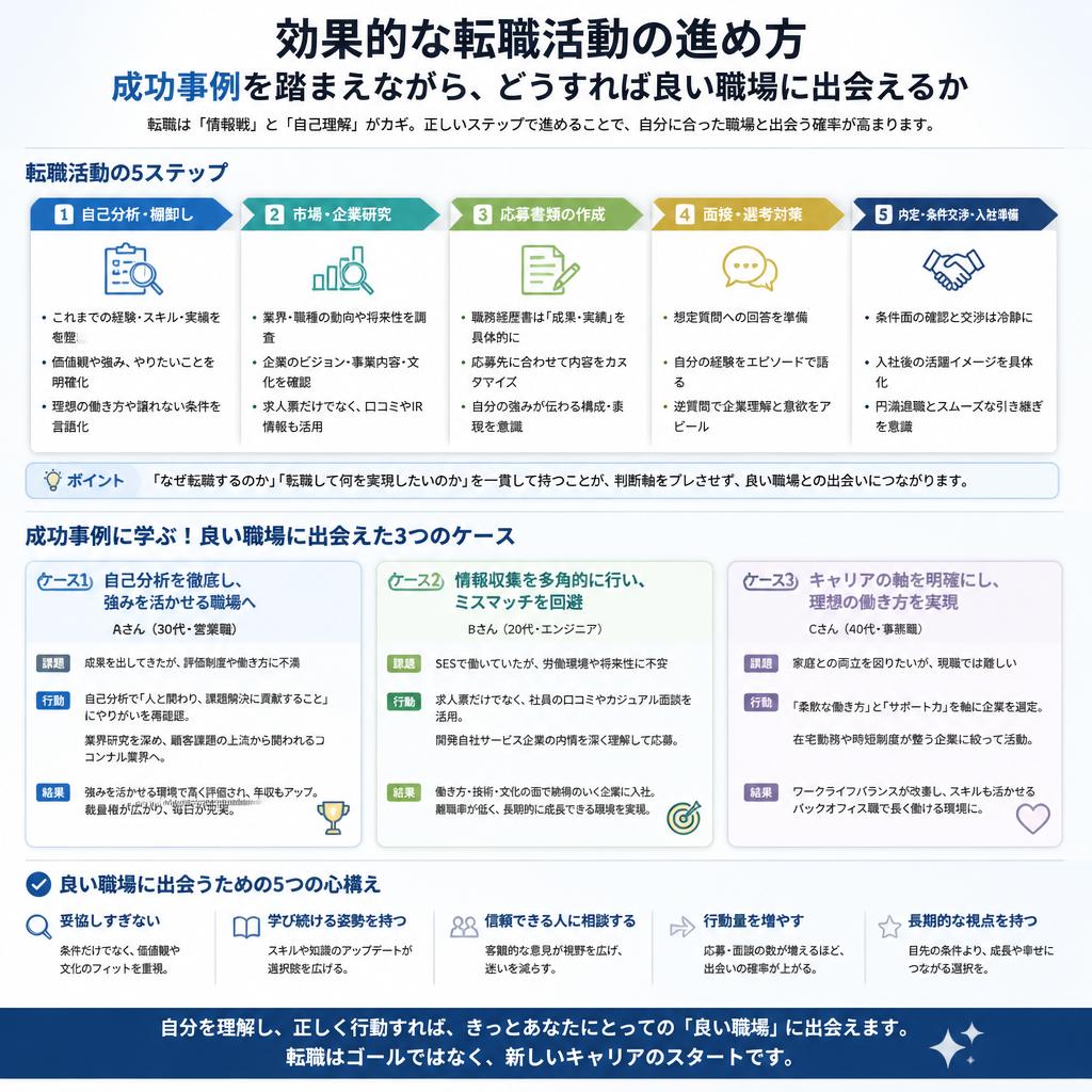 転職活動のポイント